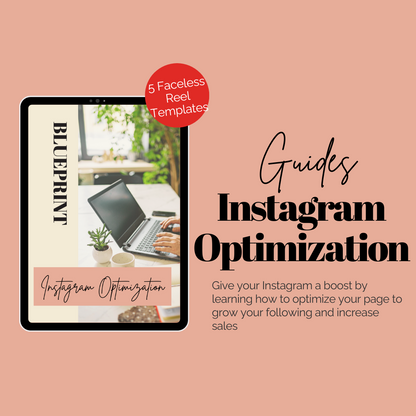 Guide: instagram Optimization With Added Bonus 5 faceless reel templates